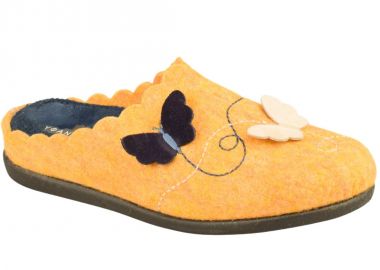 Παντόφλες γυναικείες | Υφασμάτινες | Υφαντίδης | 672733 | Κίτρινο - Υφαντίδης - 